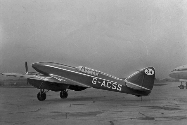 macrobertson race 1934 g-acss dh comet scott campbell black 0751-0156